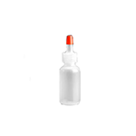 Fine-Tip Squeeze Bottles with Cap, 1/2 Ounce Capacity - Pack of 12