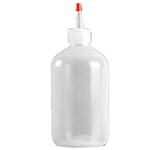 Fine-Tip Squeeze Bottles with Cap, 16 Ounce Capacity - Pack of 12