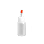 Fine-Tip Squeeze Bottles with Cap, 1 Ounce Capacity - Pack of 12