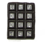 Flexible Chocolate Mold: Mini Tablet, 16 Cavities