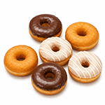 Flexipan Donuts Mold, 8 Cavities