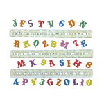 FMM Sugarcraft Carnival Alphabet & Number Set