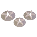 FMM Sugarcraft Rose Calyx Cutters. Set of 3, Sizes Approx. 30, 35 and 40mm