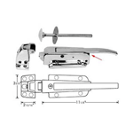 FMP Latch (w/CYL LK)