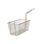 FMP Standard Fry Basket 13-1/4" x 6-1/2" x 6": Twin, Front Hook