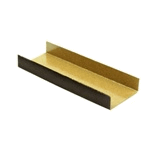 Folded Bottom Mono Board, Praline Interior & Chocolate Exterior, 1.75" x 5" - Case of 200