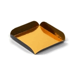 Folded Square Mono Board, Gold Interior & Black Exterior, 3" (8cm) - Case of 200