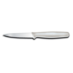 Forschner / Victorinox Wavy Paring Knife, Small w White Nylon Handle, 3.25 in. (42602)