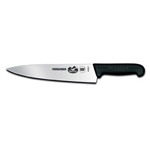 Forschner Victorinox Chef's Knife 10" Blade, Black Plastic Handle