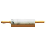 Fox Run Marble Rolling Pin with Wooden Handles