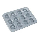 Fox Run Mini Muffin Pan, Non-stick 12-Cup