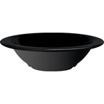 G. E. T. Melamine Bowl, Black Elegance Series, 12 oz., 7.25" Dia x 1.75" Deep, - Case of 24