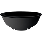 G. E. T. Melamine Bowl, Black Elegance Series, 24 oz., 7.5" Diam. x 2.75" Deep, - Case of 12