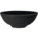 G. E. T. Melamine Bowl, Black Elegance Series, 36 oz., 7.75" Diameter x 3" Deep - Case of 12