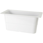 G. E. T. Melamine Food Pan 1/3 Size Insert Pan, 12 3/4" x 7" x 6" Deep