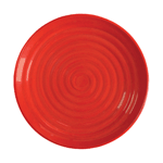 G. E. T. Melamine Plate, Round, Red Sensation Series, 12.5," - Case of 12