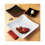 G. E. T. Melamine Plate, Square, Milano Series, 10.25