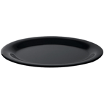 G. E. T. Melamine Platter, Oval, Black Elegance Series