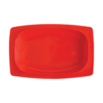 G. E. T. Melamine Platters, Oval, Red Sensation Series, 12.25