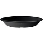 G. E. T. Melamine Side Dish, Black Elegance Series, 5 oz. 6" x 4.5" x 1.25" deep - Case of 48