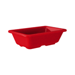 G. E. T. Melamine Side Dish, Milano/Red Sensation Series, 4 oz., 3