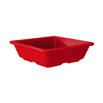 G. E. T. Melamine Square Side Dish, Milano/Red Sensation Series, 6 oz., 4.75