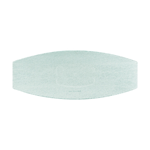 G. E. T. Polycarbonate Platters, Oval, Color: Jade 22.5" x 9" - Case of 3