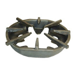 Garland OEM # 1769101, 12 3/4" x 11 3/4" Cast Iron Oval Spider Grate