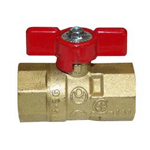 Gas Ball / Shut-Off Valve; 3/4" Gas In / Out