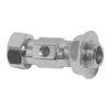 Glass Gauge Faucet Shank with 1/8" Hole