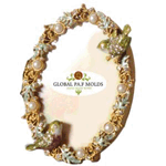 Global PAF Silicone Fondant Mold, Oval Plaque