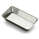 Gobel Heavy-Tinned-Steel Plain Rectangle Petit Four Mold 2" x 1-1/8" x 1/2" H