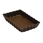 Gobel Non Stick Fluted Rectangular Baking Tart Mold 120x75mm