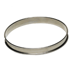Gobel Stainless Steel Round Tart Ring, 180mm (7" x 3/4")