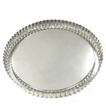 Gobel Tinplate Round Fluted Flan Pan, 11" diam. x 1" H
