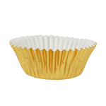 Gold Foil Cupcake Liners, 2" Dia. x 1 1/4" High, Pack of 500 