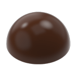 Greyas Polycarbonate Chocolate Mold, Half Sphere, 24 Cavities