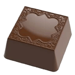 Greyas Polycarbonate Chocolate Mold, Square, 24 Cavities