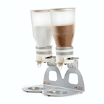 HDS Herman Dispensing Systems Sugar and Dry Coffee Dispenser Triple