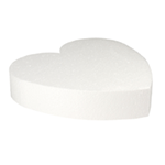 Heart Polystyrene Cake Dummy, 10