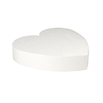 Heart Polystyrene Cake Dummy, 6