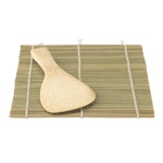 Helen's Asian Kitchen Hand Roll Sushi Mat with Paddle