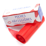 High-Heat Red Pastry Bags 21 Inch - Pack of 80