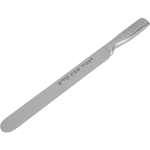 L'Kavod-Shabbos-Kodesh Knife 10" Straight Round Edge Blade with Notched Handle