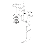 Hobart 00-315286-00001 Bowl Scraper Assembly 80 Quart For M802 Mixer.