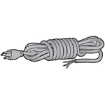 Hobart Cord and Plug-3 Wire, 16 Gauge for Hobart Slicers