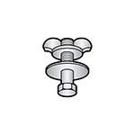 Hollymatic 2182 Knock Out Bolt Assembly for Patty Makers