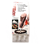Hutzler Disposable Decorating Bag, with 3 Different Tips - Pack of 20