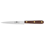Icel 233805010 4" Straight Paring Knife, Brown Rosewood Handle, Full tang Blade