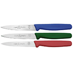 Icel Color Coded Paring Knife Set, 4" Blade - Set of 3